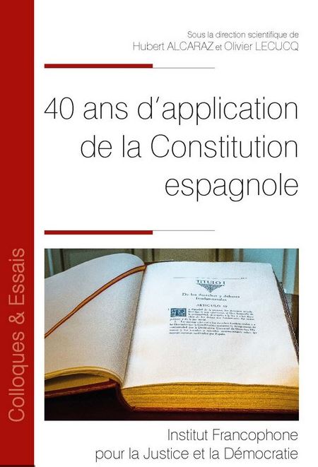 40 ans d'application de la Constitution espagnole